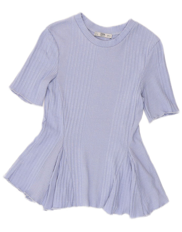 Crop Top pentru femei ZARA UK 8 Small Purple