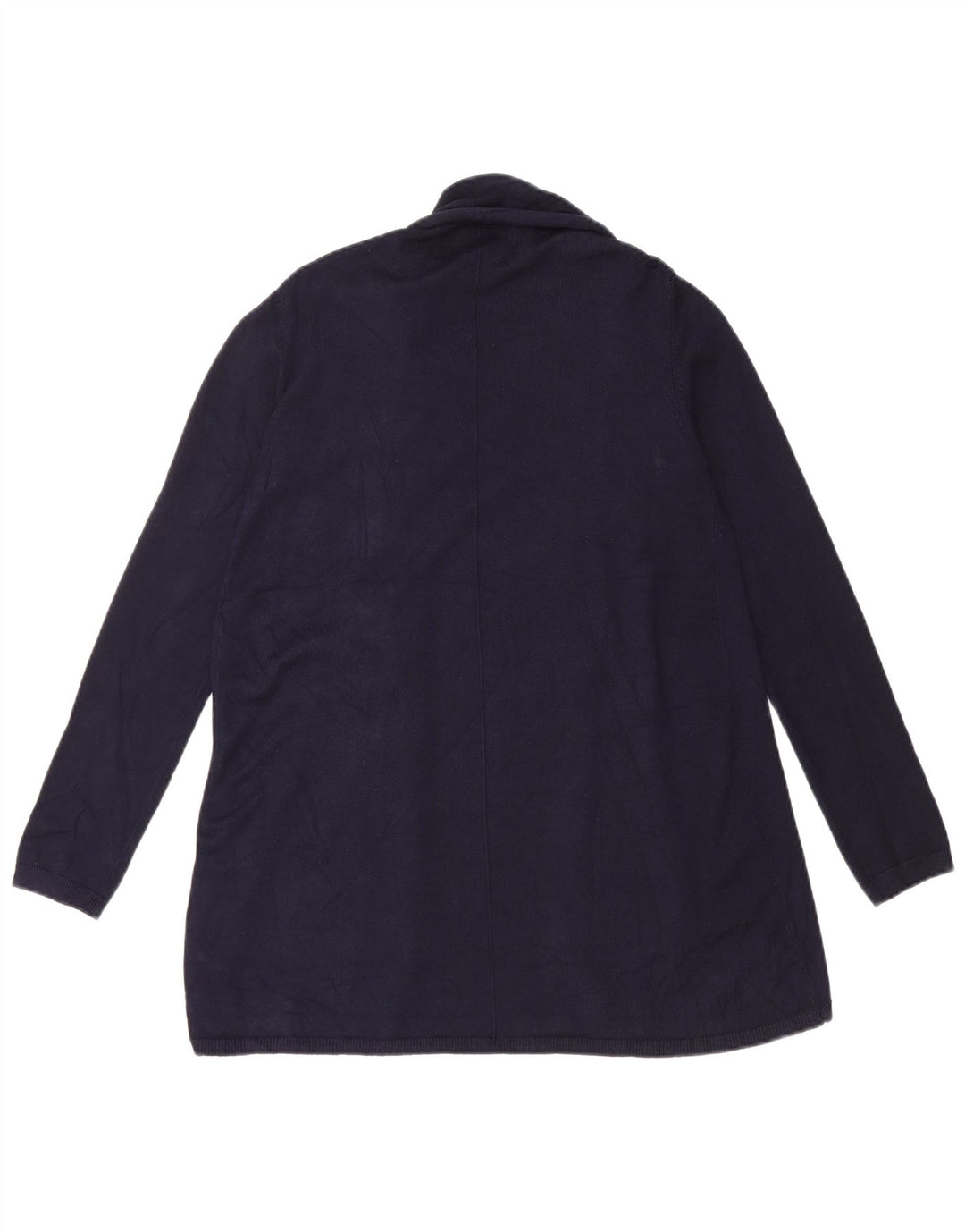 Pulover cardigan deschis pentru femei Zara UK 14 mare bleumarin