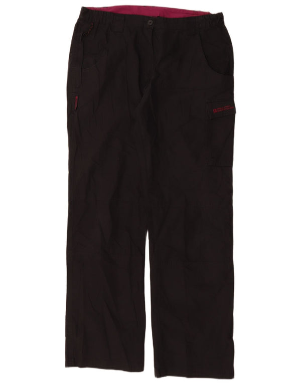 Mountain Warehouse Pantaloni cargo pentru femei UK 12 Medium W34 L31 Negru