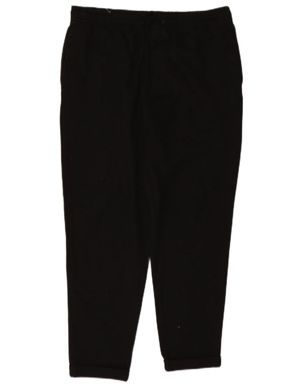 Pantaloni chino conici pentru bărbați Zara L32 L28 Poliester negru