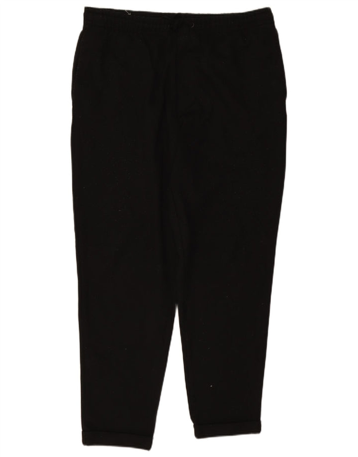 Pantaloni chino conici pentru bărbați Zara L32 L28 Poliester negru