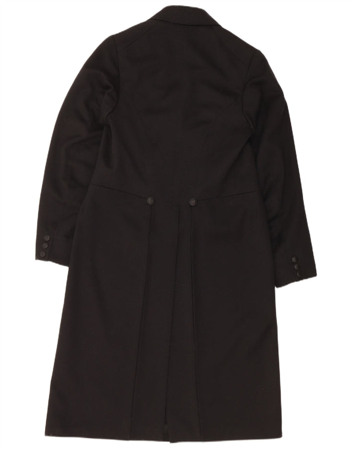 Palton dublu pentru bărbați vintage UK 34 XS negru