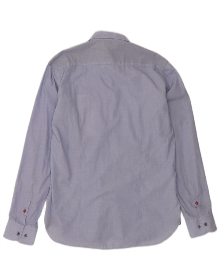 Alessandra Lamura Cămașă Bărbați Mare Poliester Albastru