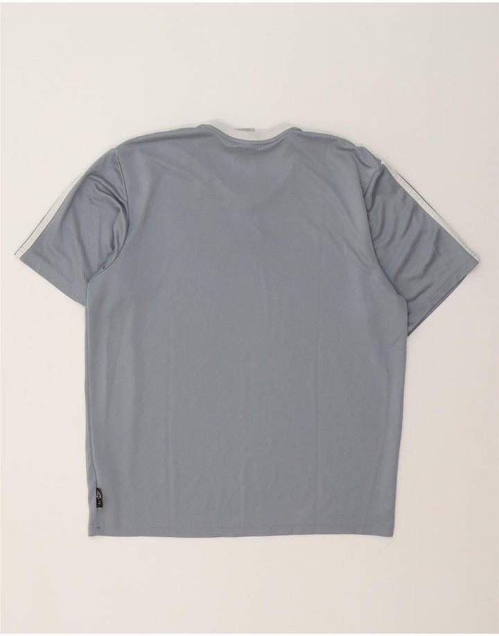 Tricou Adidas Climalite pentru bărbați Top mic, gri, poliester
