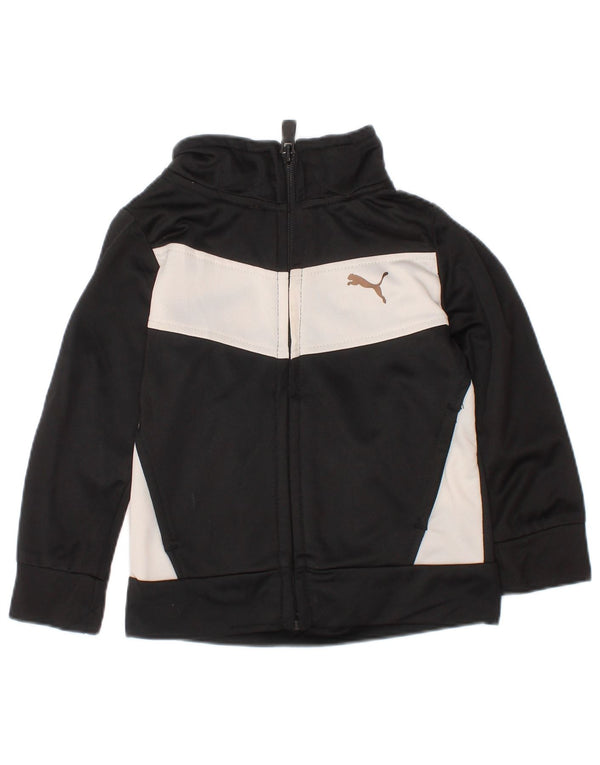 Jachetă de top pentru trening Puma Baby Boys 9-12 luni Poliester negru color bloc