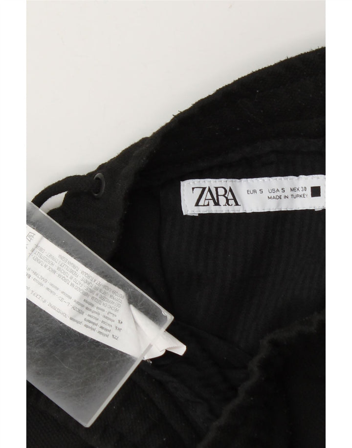 Pantaloni scurti sport pentru bărbați Zara, poliester, negru