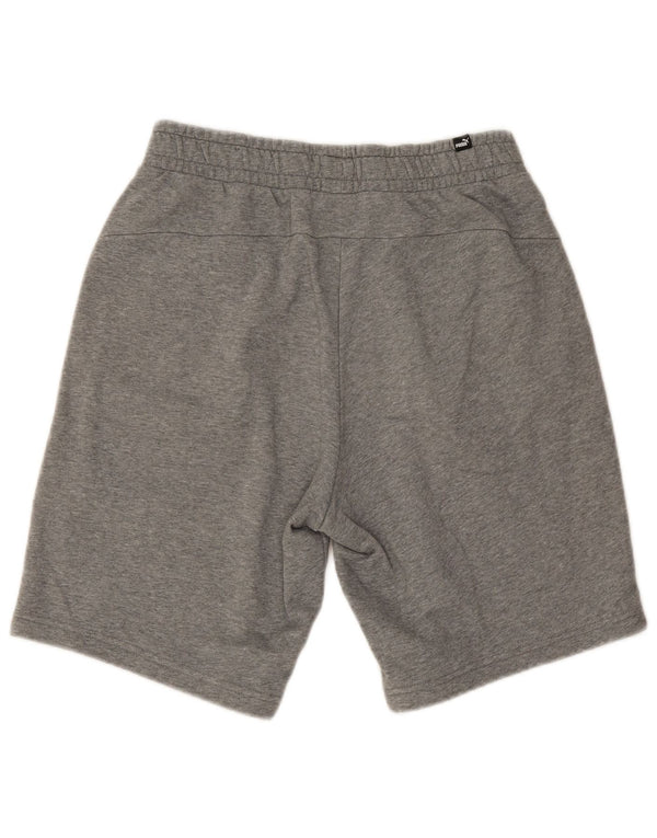 Pantaloni scurți sport Puma pentru bărbați, bumbac, gri mediu