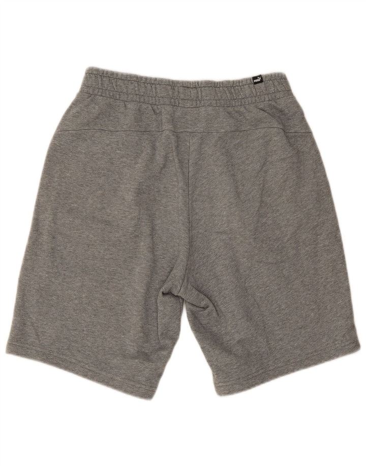 Pantaloni scurți sport Puma pentru bărbați, bumbac, gri mediu