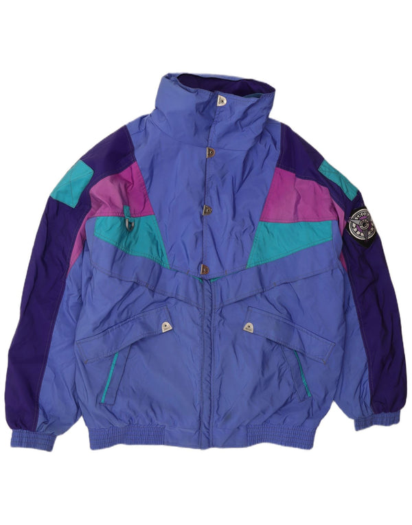 Jachetă de schi Fusalp pentru bărbați IT 54 2XL Albastru din poliamidă color bloc