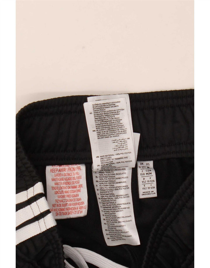 Adidas Băieți Pantaloni Trening Pantaloni Joggeri 11-12 Ani Poliester Negru