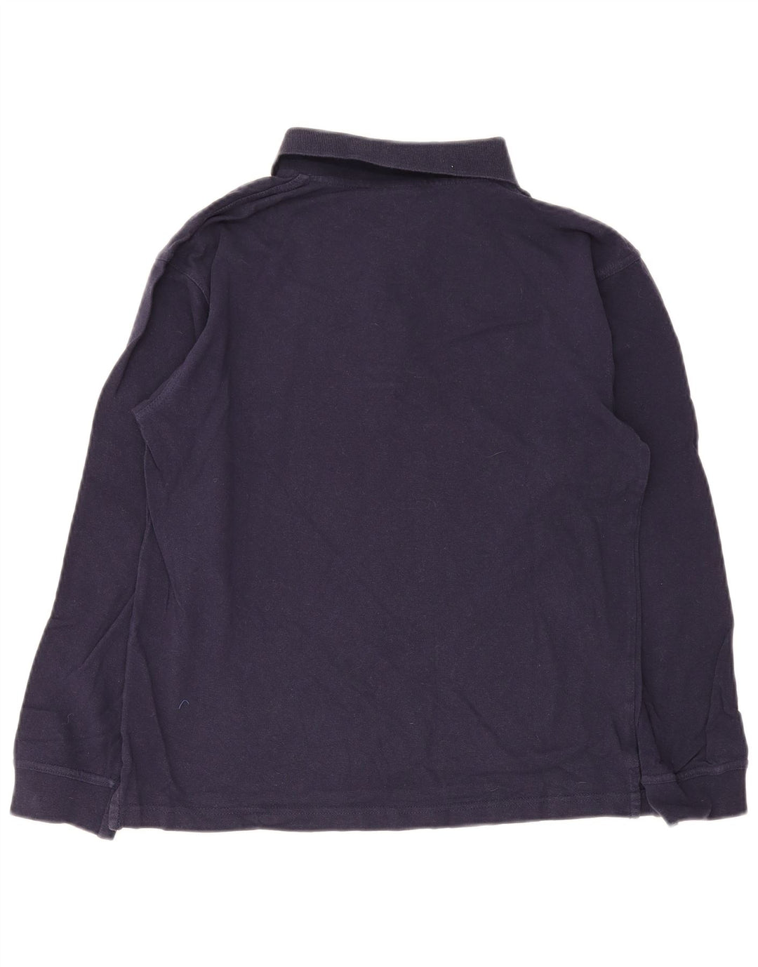 Tricou polo pentru bărbați Reebok cu mânecă lungă, bumbac mediu albastru bleumarin
