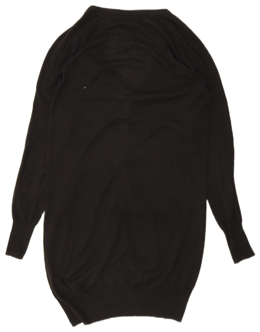Pulover cardigan pentru femei Zara UK 14 Medium Black Matase