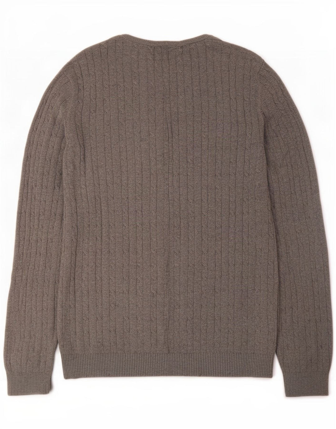 Pulover Jack & Jones pentru bărbați, cu gât crew, bumbac, gri mediu