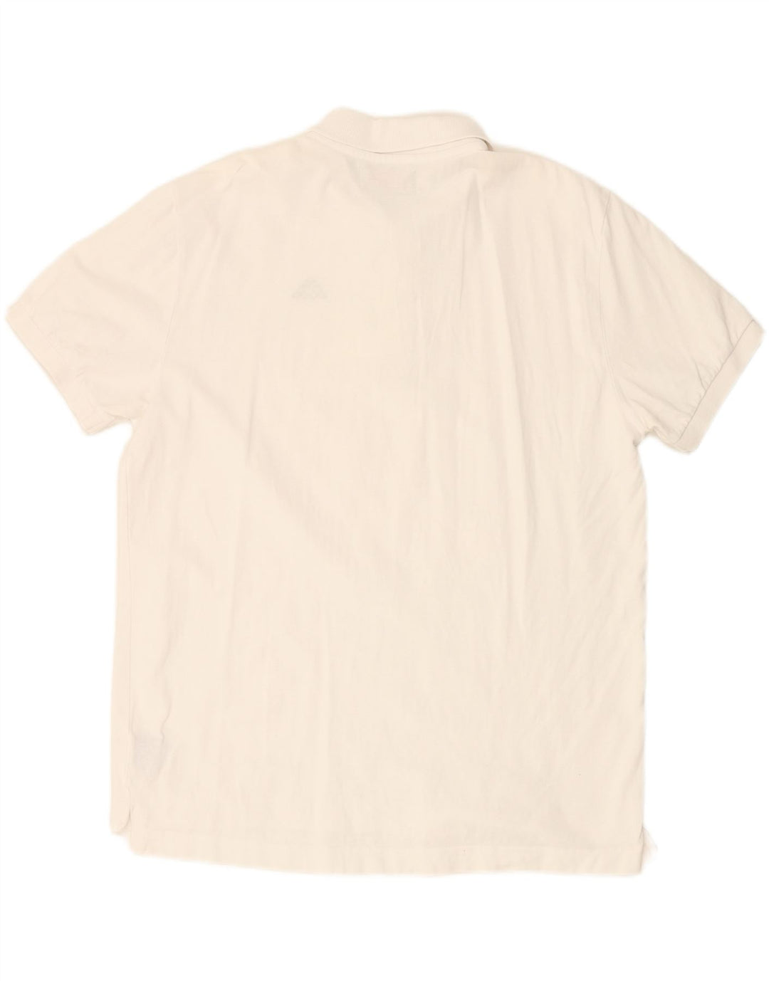 KAPPA Mens Polo Shirt XL White Cotton Vintage Kappa and Second-Hand Kappa from Messina Hembry 