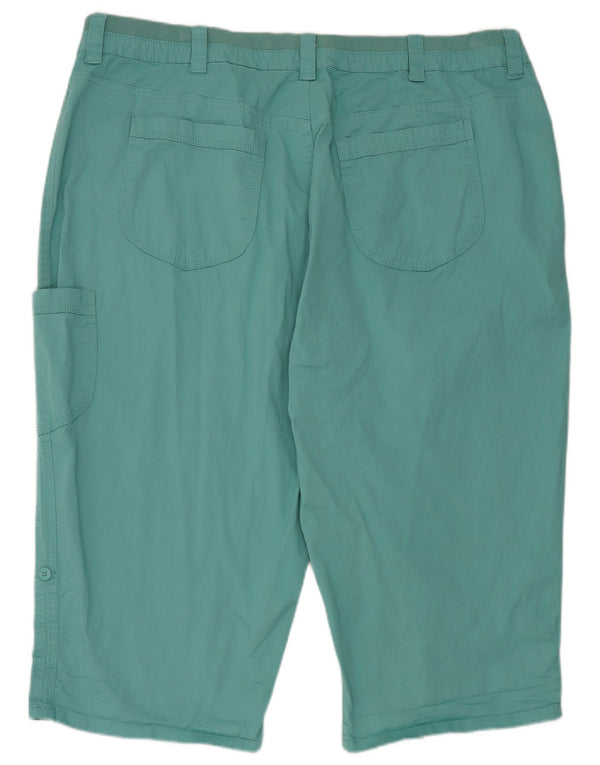 Pantaloni scurți cargo Lee Riders pentru femei US 26 5XL W46 Bumbac albastru