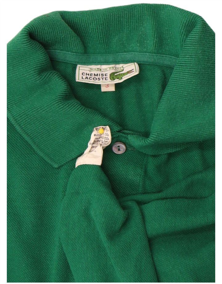 Tricou polo pentru bărbați Lacoste Mărimea 3 Bumbac verde mic