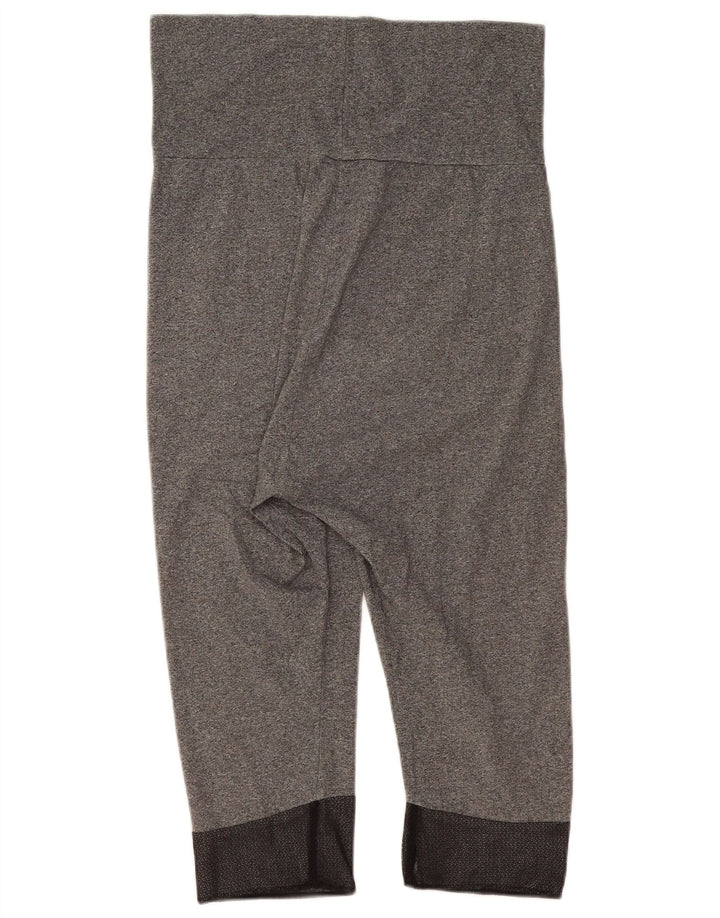 Leggings Capri Freddy pentru femei IT 46 mare, gri bumbac cu pete