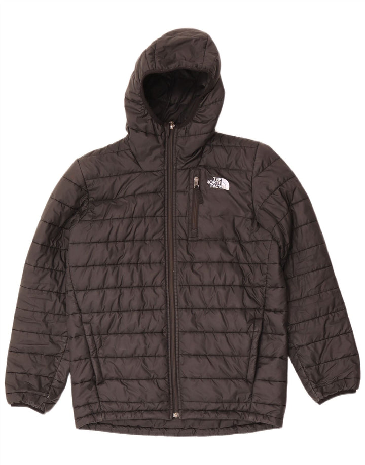 Jachetă căptușită cu glugă The North Face pentru băieți 14-15 ani XL poliester negru