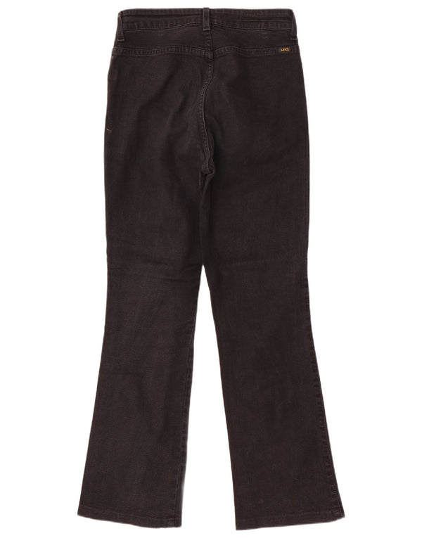 Blugi Bootcut cu talie înaltă Lee pentru femei W31 L30 bumbac negru