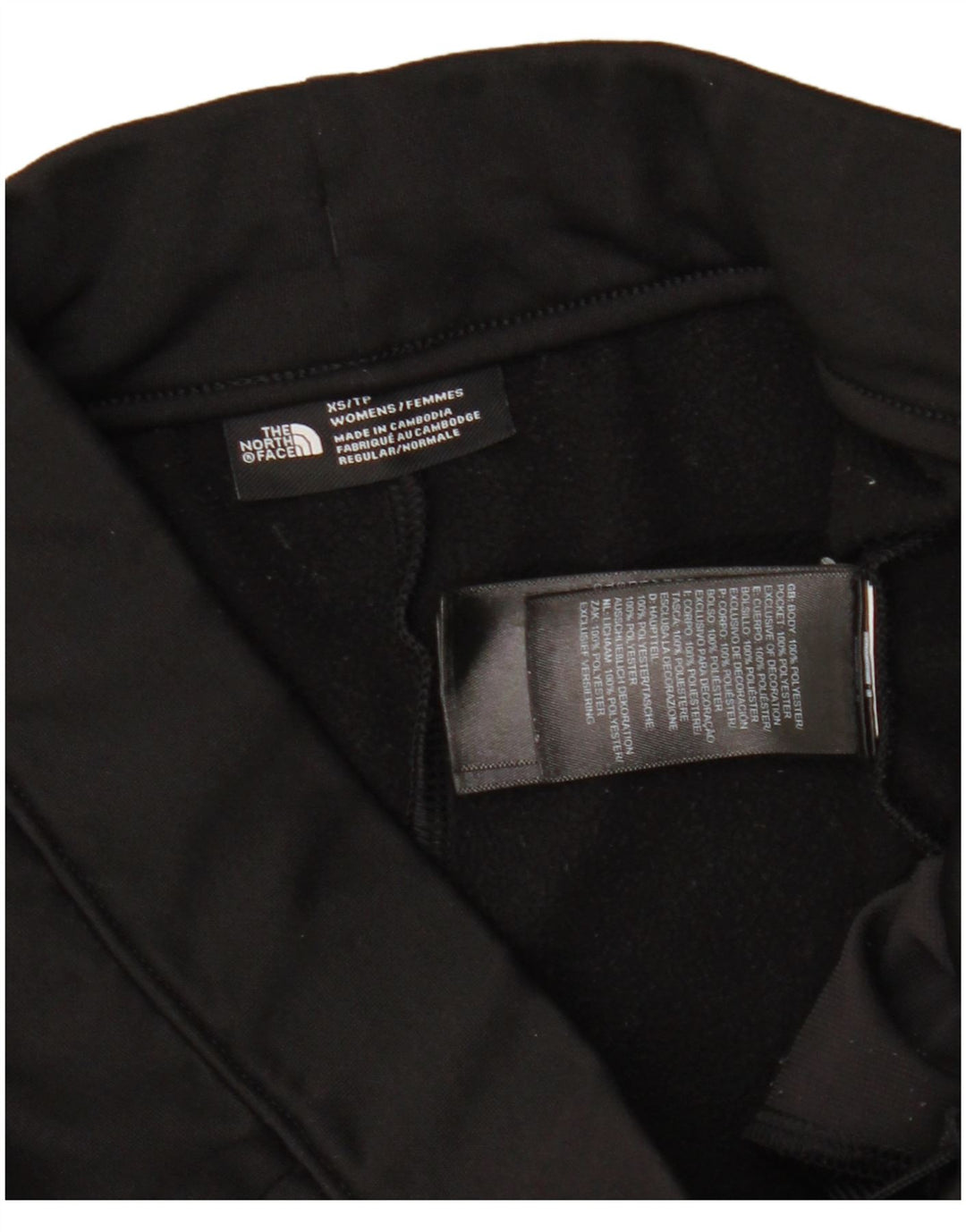 THE NORTH FACE Pantaloni de trening grafic pentru femei Joggeri UK 4 XS Negru