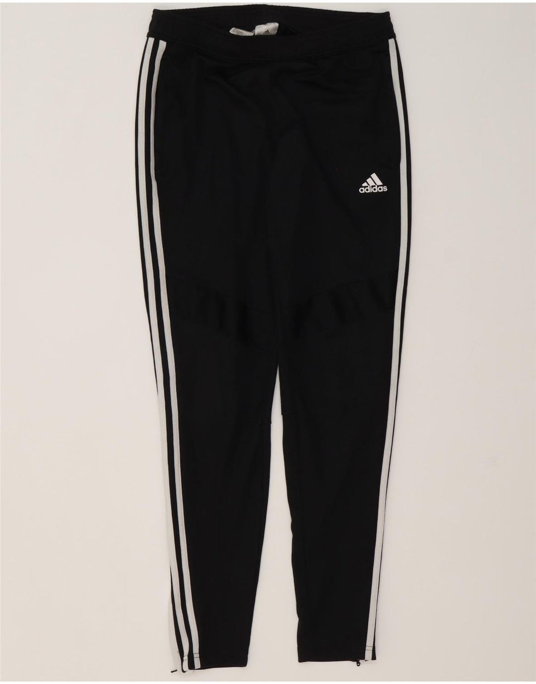 Pantaloni de trening Adidas pentru bărbați, poliester negru mic