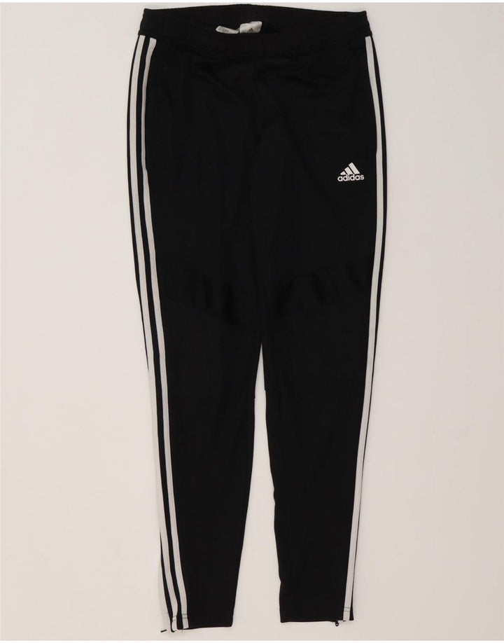 Pantaloni de trening Adidas pentru bărbați, poliester negru mic