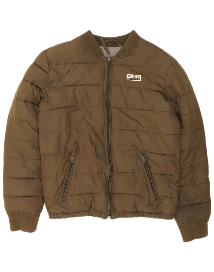 Jachetă Hollister pentru bărbați UK 38 Medium Kaki Poliester