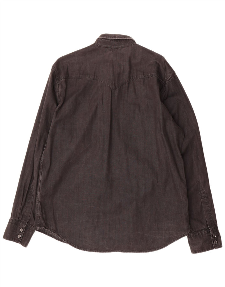 Cămașă de blugi pentru bărbați Levi's XL, bumbac negru