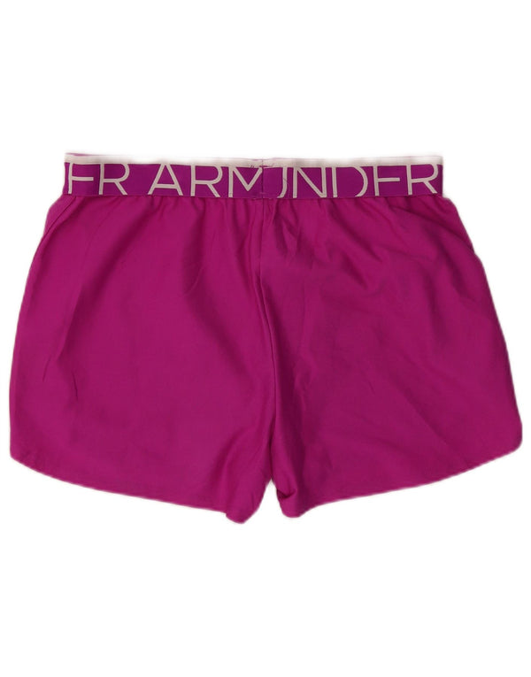 Pantaloni scurti sport Under Armour pentru femei Heat Gear Graphic UK 10 Small Pink