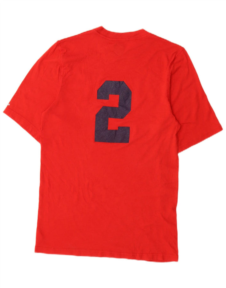 RUSSELL ATHLETIC Tricou grafic pentru bărbați Top mic poliester roșu