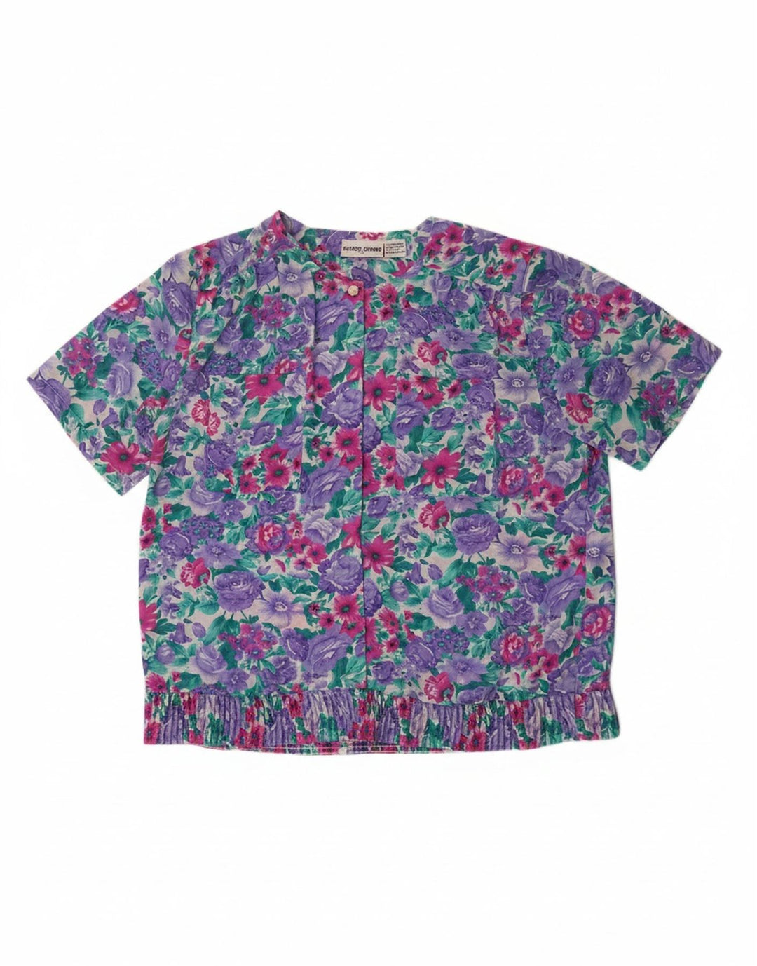 ALFRED DUNNER Womens Shirt Blouse US 12 Large Multicoloured Floral