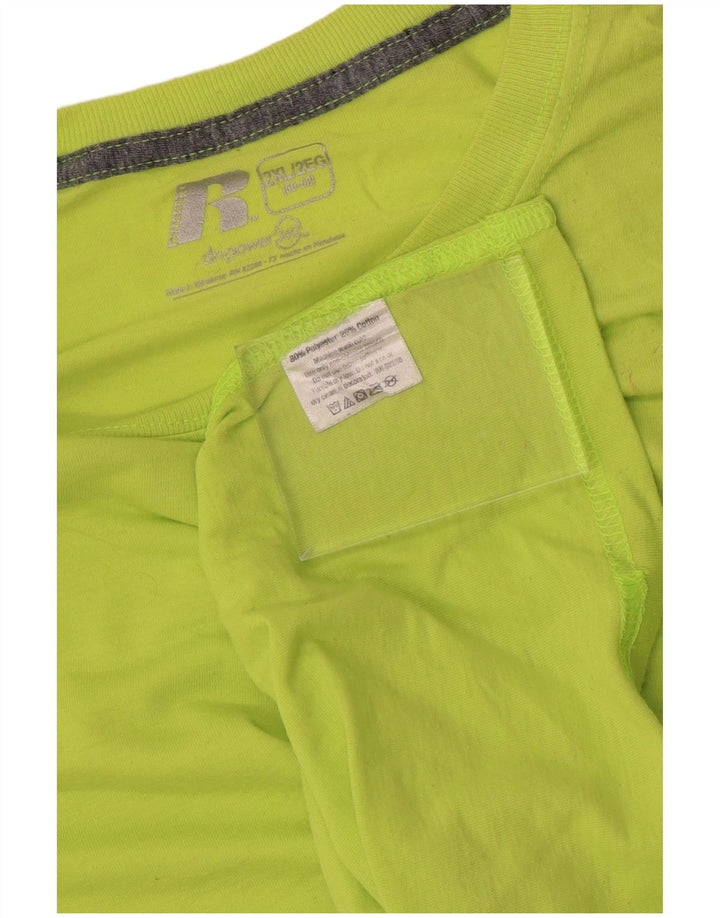 RUSSELL ATHLETIC Tricou Dri-Power pentru bărbați Top 2XL Poliester verde