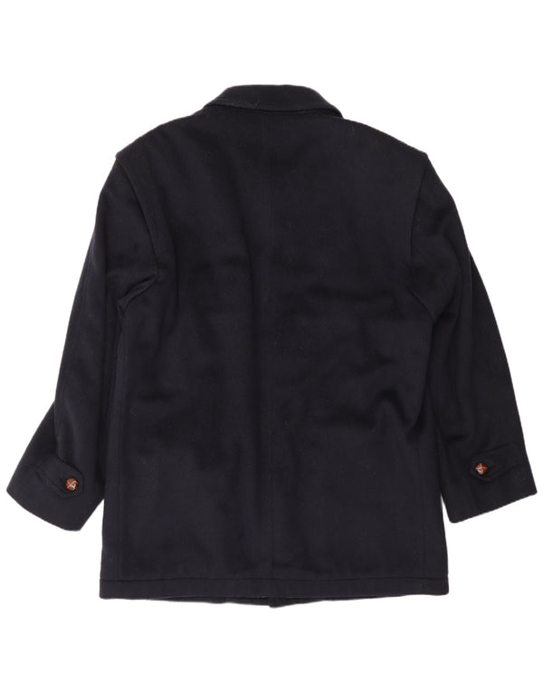 Pardesiu pentru bărbați Lebole UK 14 mare lână bleumarin