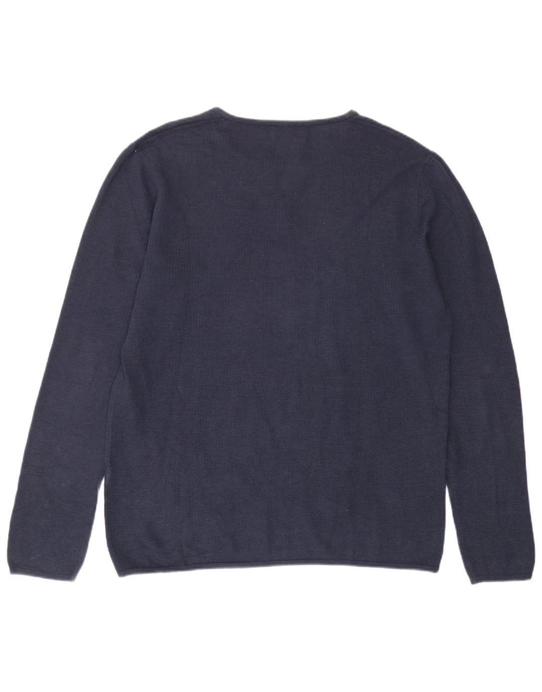 Pulover pentru bărbați Zara, cu gât cu nasturi, XL, bleumarin