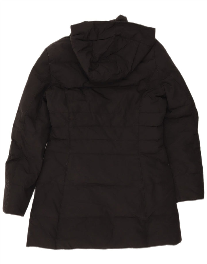 Palton căptușit cu glugă Woolrich pentru femei UK 10 Small Black