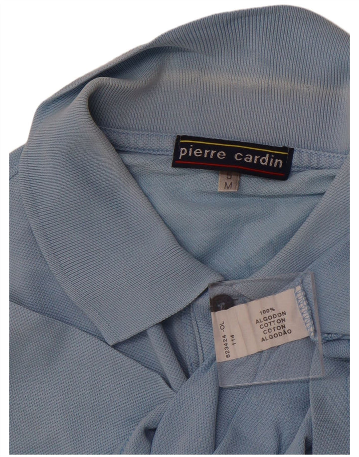 Cămașă polo PIERRE CARDIN pentru bărbați, bumbac albastru mediu