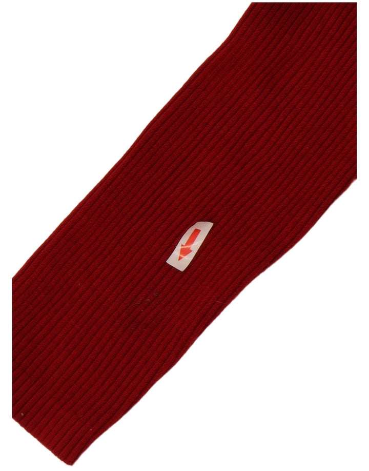 Pulover cardigan deschis supradimensionat pentru femei John Lewis UK 10 Poliester roșu mic