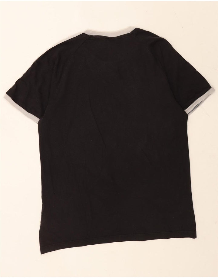 Tricou Bărbați Adidas Top Mediu Negru Bumbac