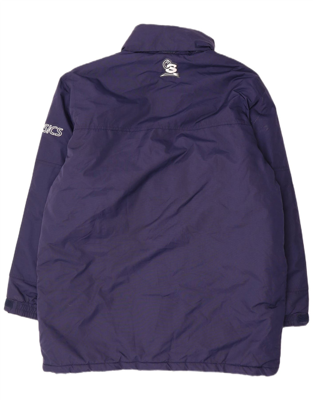 Jachetă căptușită cu grafică pentru bărbați Asics UK 42 XL Nailon bleumarin