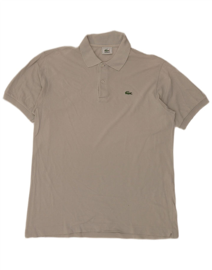 Lacoste tricou polo pentru bărbați mărimea 5 mare bumbac gri