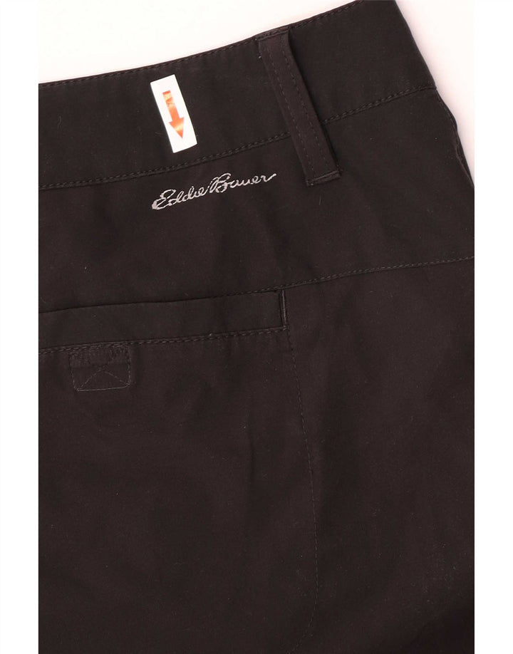 Eddie Bauer Pantaloni scurți de drumeție pentru femei US 12 Large W34 Black Polyester