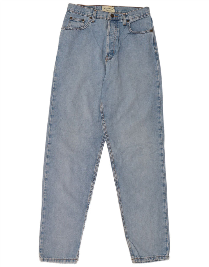 EDDIE BAUER Blugi conici pentru femei US 8 Medium W28 L33 Blue Bumbac