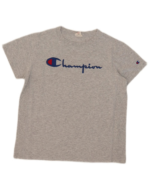 Tricou grafic Champion pentru femei Top UK 10 Small Grey Flecked Bumbac