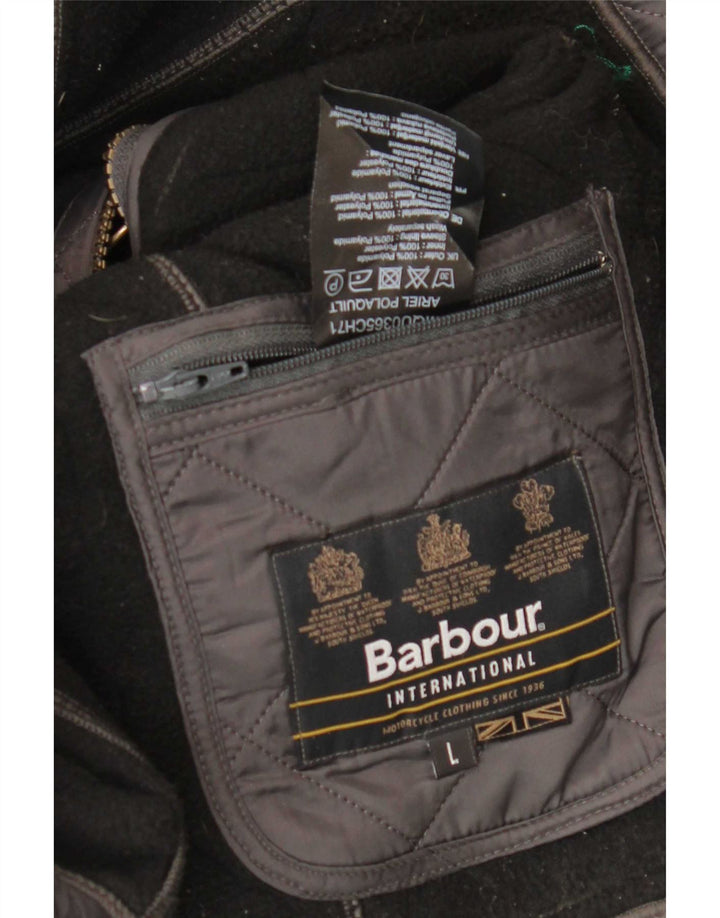Jachetă matlasată pentru bărbați Barbour UK 40, mare, gri din poliamidă