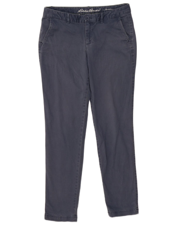 Pantaloni chino pentru femei Boyfriend Eddie Bauer US 8 Medium W34 L30 Bleumarin