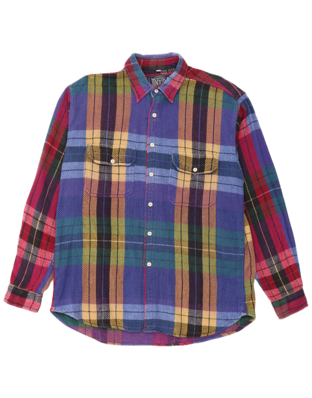 Cămașă de flanel pentru bărbați Junior.D, XL, carouri multicolore