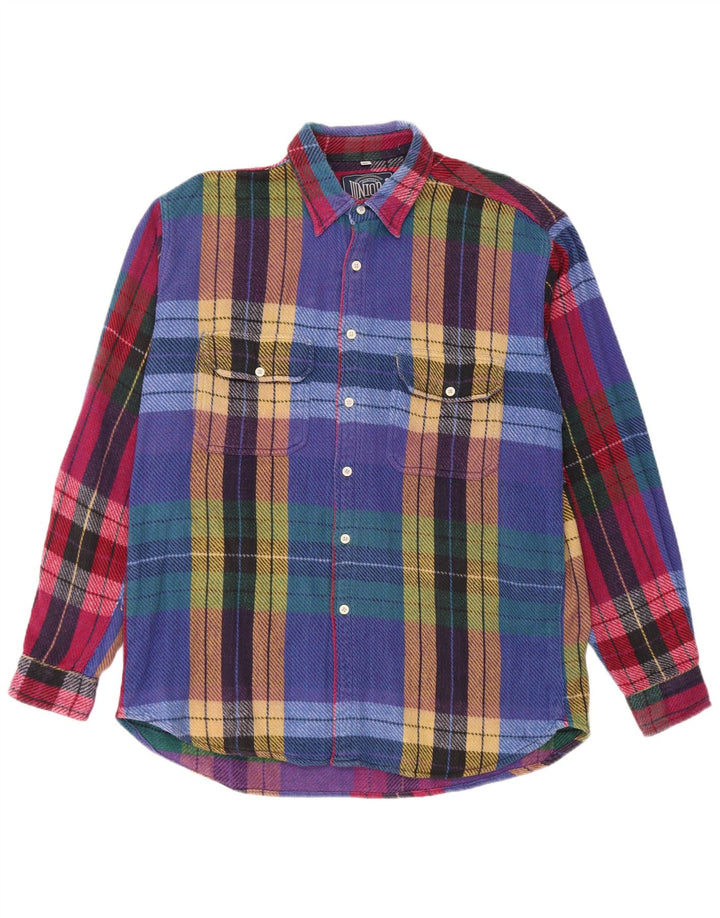 Cămașă de flanel pentru bărbați Junior.D, XL, carouri multicolore