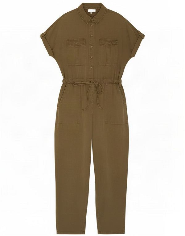 Salopetă cu mânecă scurtă pentru femei Apricot UK 12 Medium Khaki