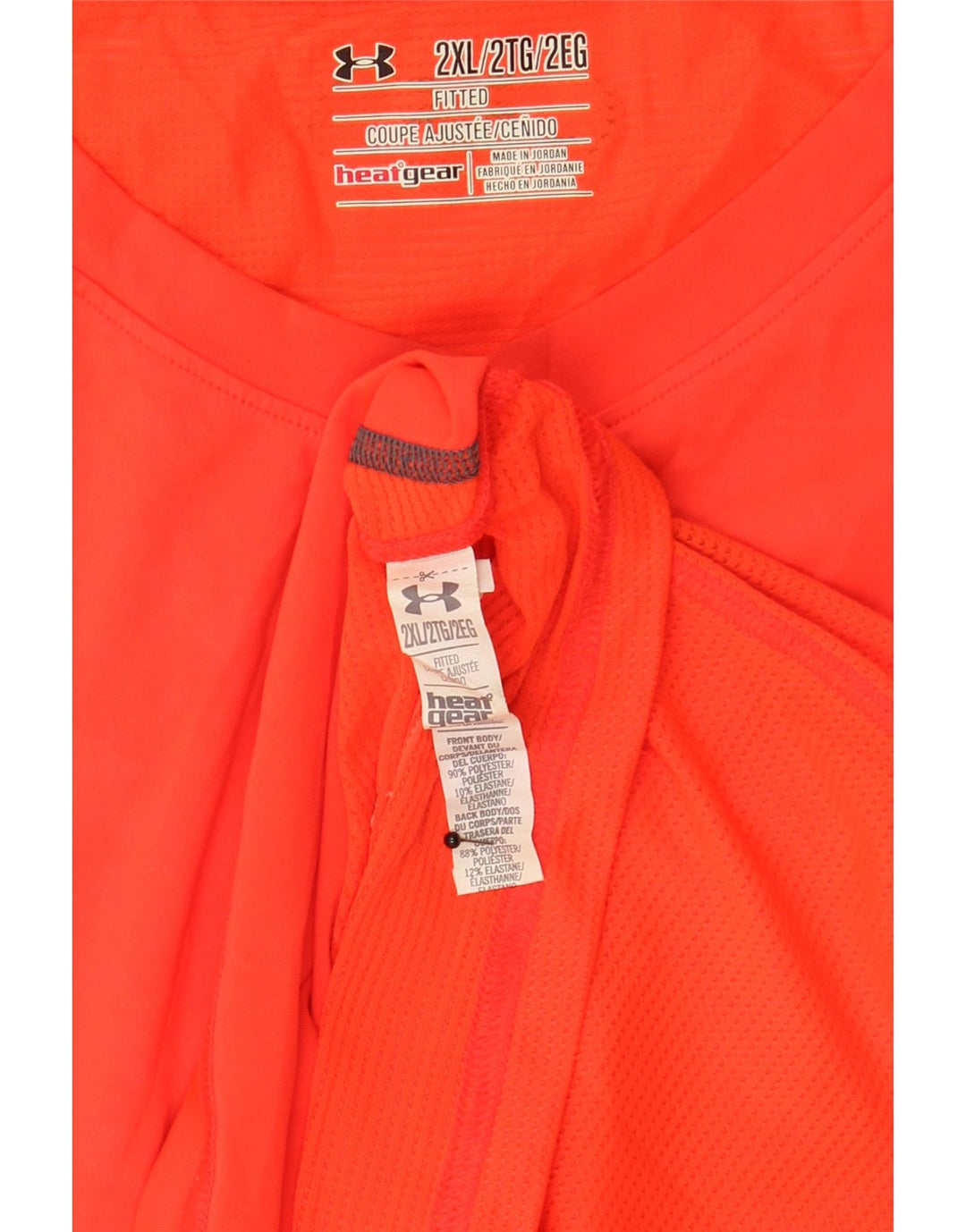 Vestă Under Armour pentru bărbați Heat Gear, 2XL, poliester portocaliu
