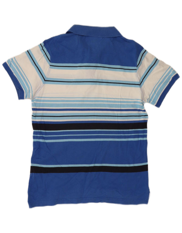 Tricou polo Tommy Hilfiger pentru bărbați, XL, cu dungi albastre, bumbac